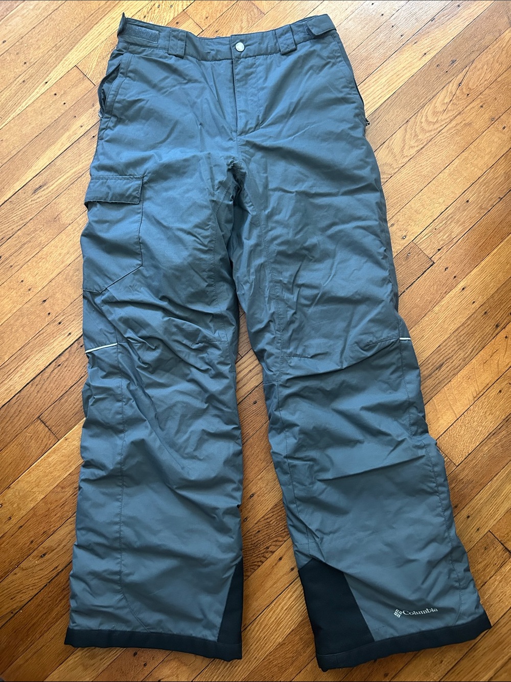 Columbia Gray Snow Pants Boys XL outgrow system